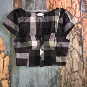 Urban Outfitters Gingham Cropped top